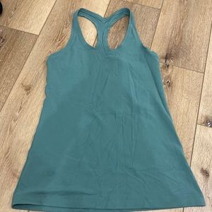 Lululemon cool racer back size 6 sage green color